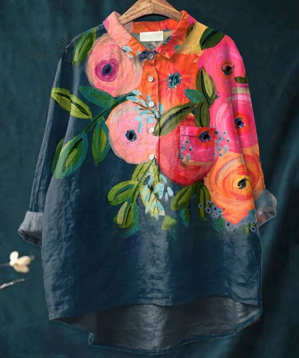 Charlotte | Elegante Blusen mit floralen Kunstmotiven