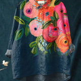 Charlotte | Elegante Blusen mit floralen Kunstmotiven
