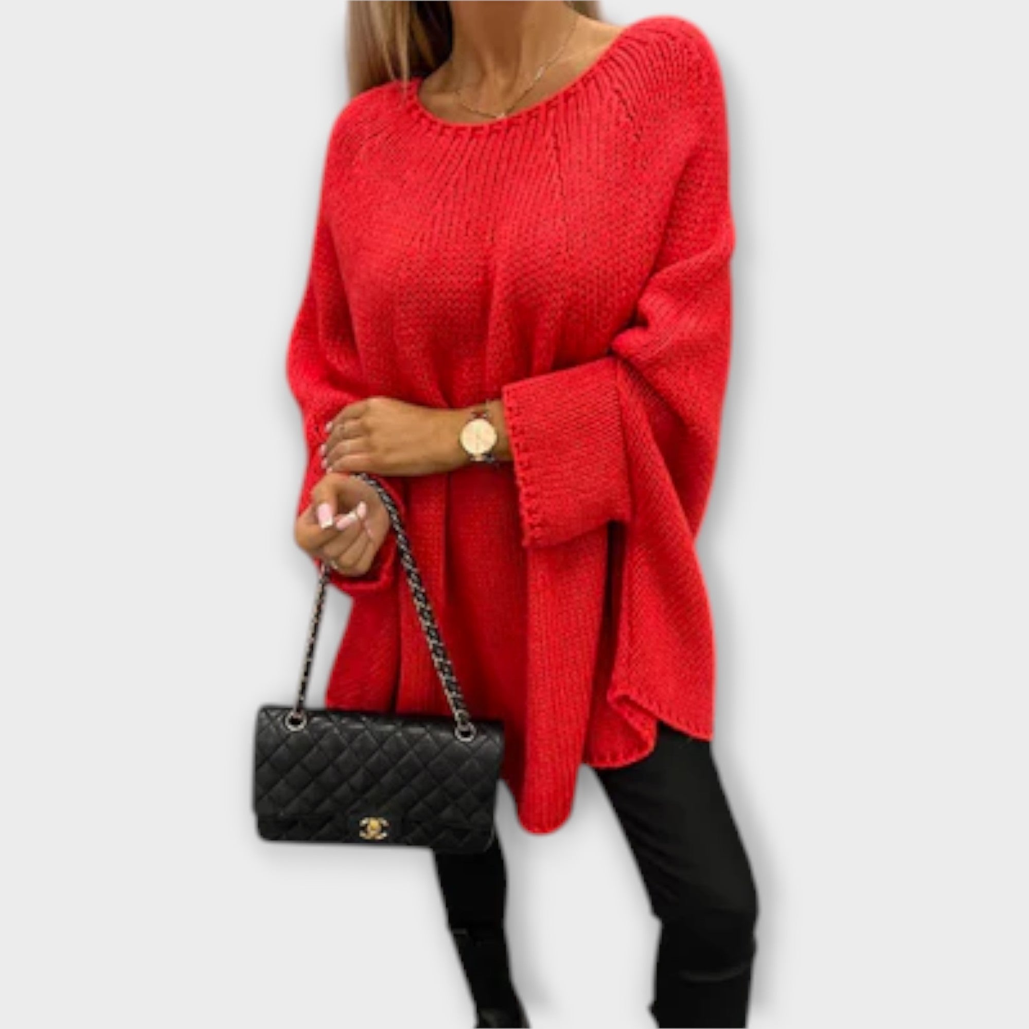 Isabelle | Eleganter Damenpullover mit luxuriösem Rundhalsausschnitt