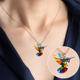 Lola | Halskette der bezaubernden Kolibri Eleganz
