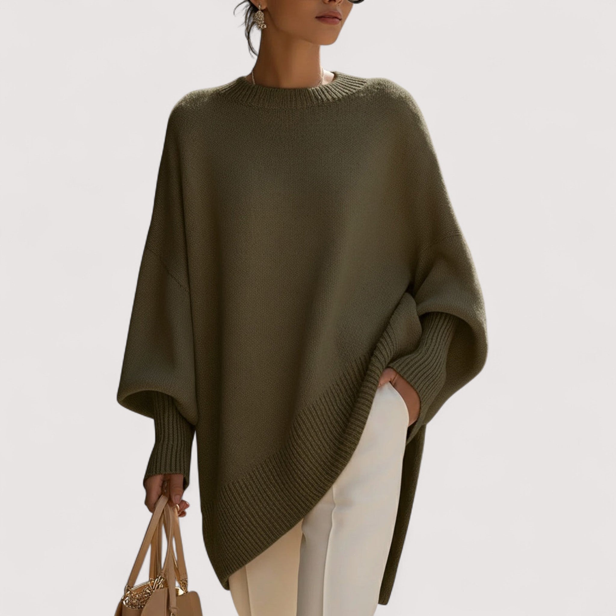Patricia | Überschwang der Eleganz: Oversized Pullover in feinstem Kaschmir