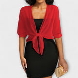 Olivia | Elegante Bluse mit verführerischer Offenvorderseite