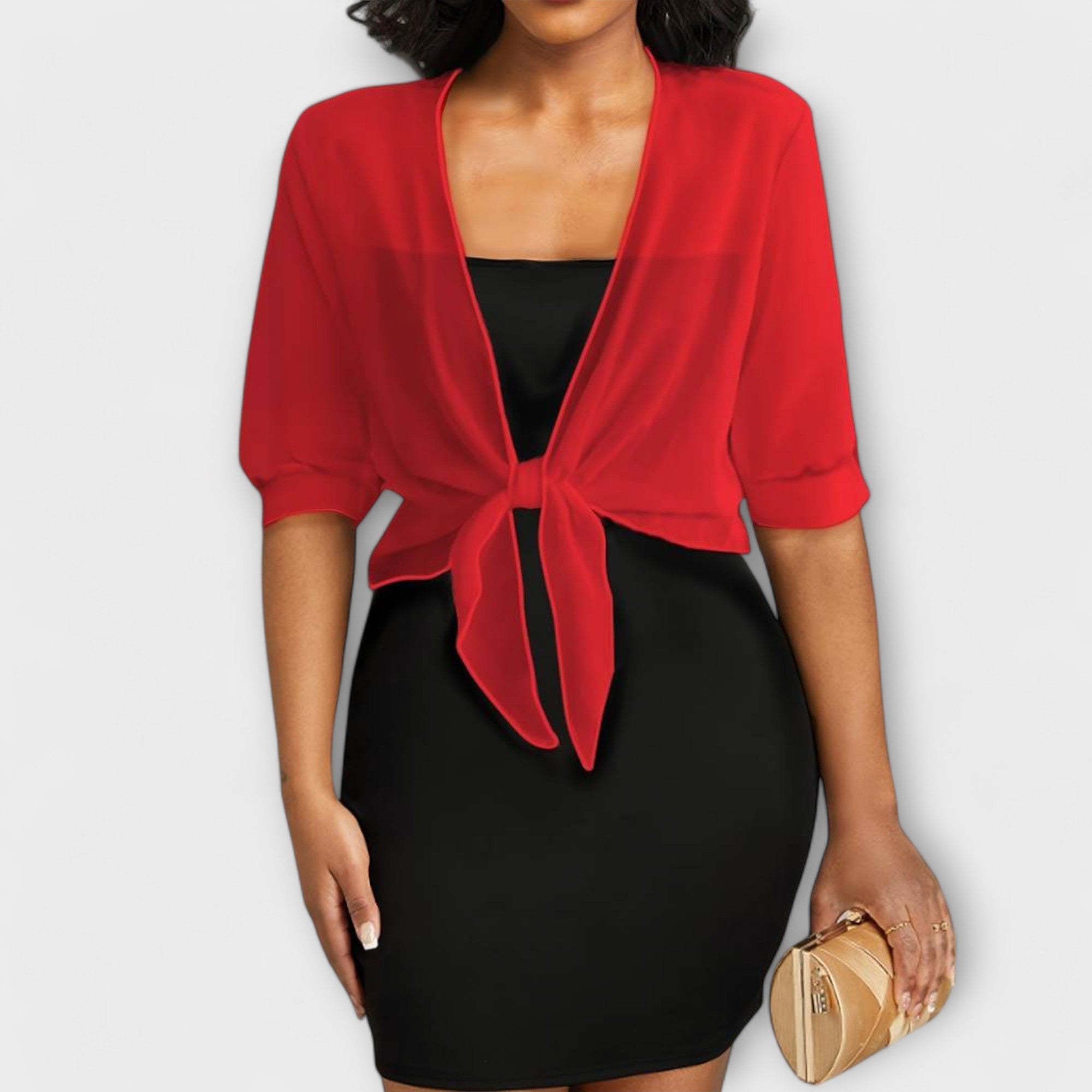 Olivia | Elegante Bluse mit verführerischer Offenvorderseite