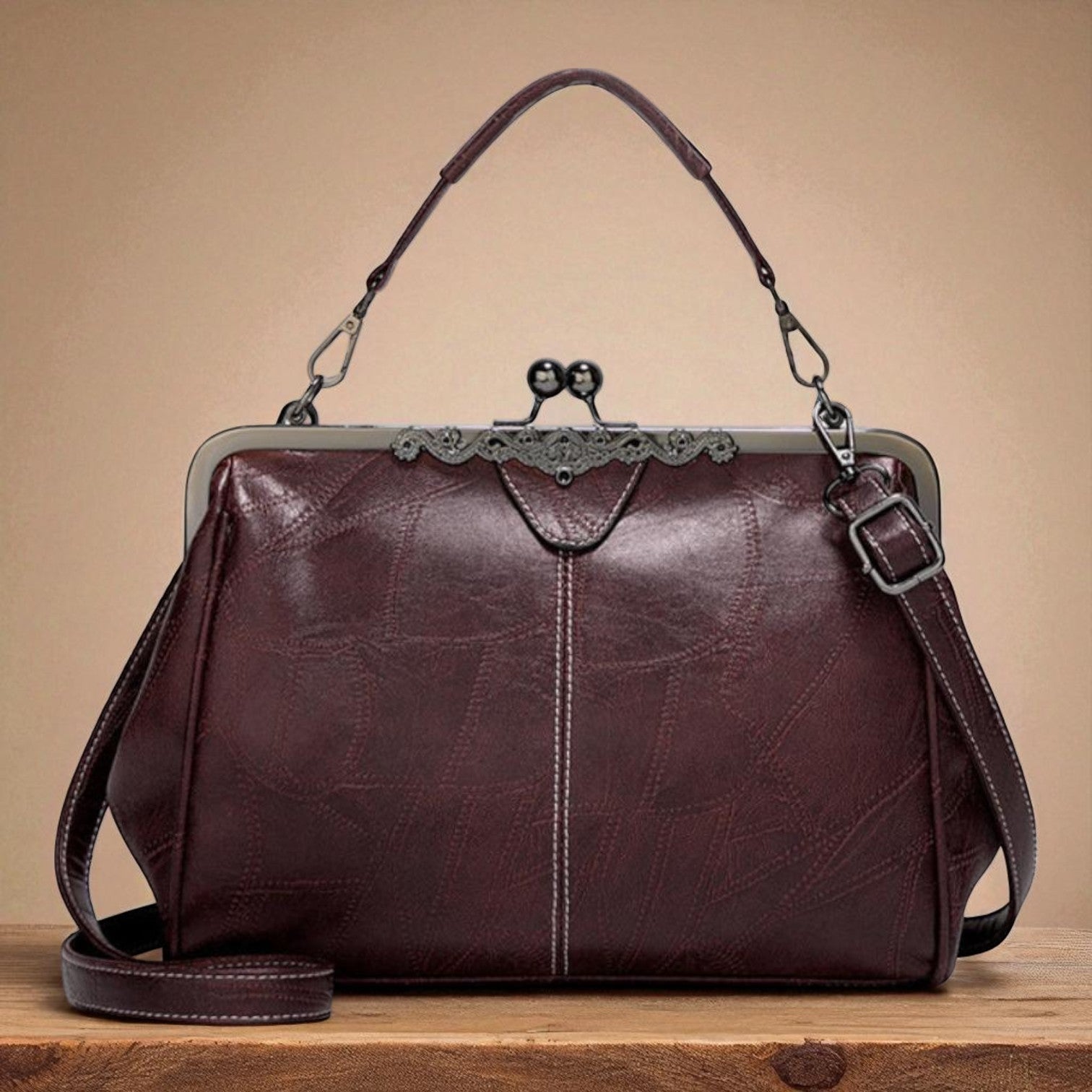 Emilia | Elegante Vintage-Tasche aus feinstem Leder