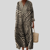 Anneliese | Anmutiges Sommerkleid mit exquisitem Druck