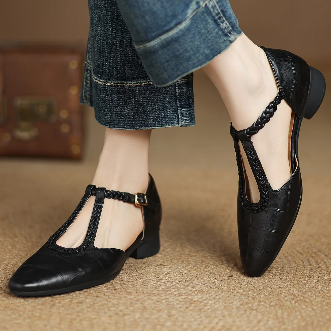 Isabelle | Exquisite Kepa-Leder Mary Janes für zeitlose Eleganz