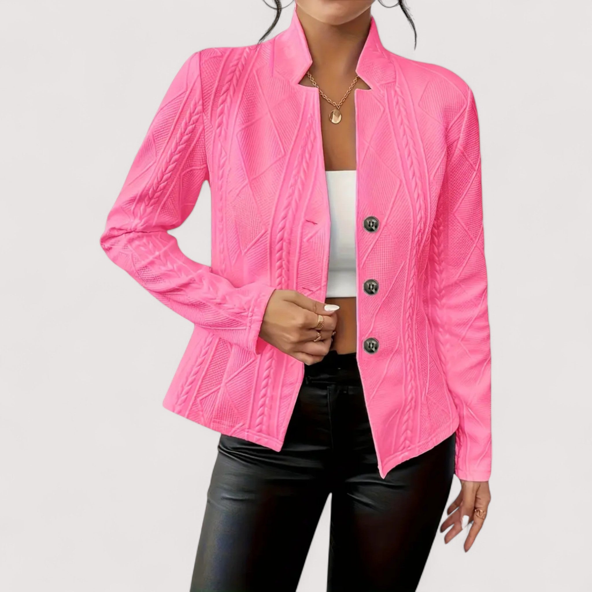 Nessa | Exquisiter Blazer aus feinstem Wollmix
