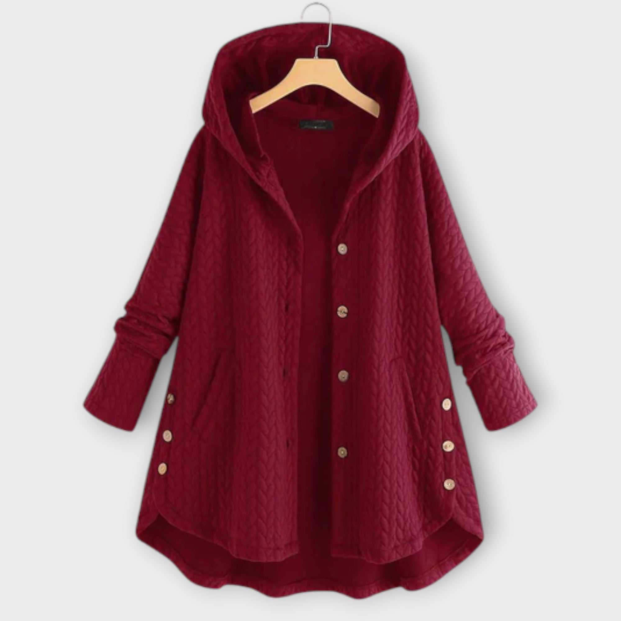 Liselotte | Elegante, gefütterte Button-Up Jacke für stilbewusste Frauen