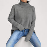 Laila | Eleganter Oversized-Polo-Pullover aus feinstem Cashmere