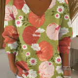 Beatrix | Exquisiter Pullover in leuchtenden Farben mit elegantem V-Ausschnitt
