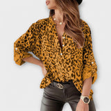 Isabella | Elegante Bluse im verführerischen Leopardenmuster