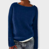 Regina | Eleganter, einfarbiger Strickpullover für anspruchsvolle Eleganz