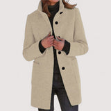 Amina | Eleganter Wollmix-Mantel für zeitlose Sophistication