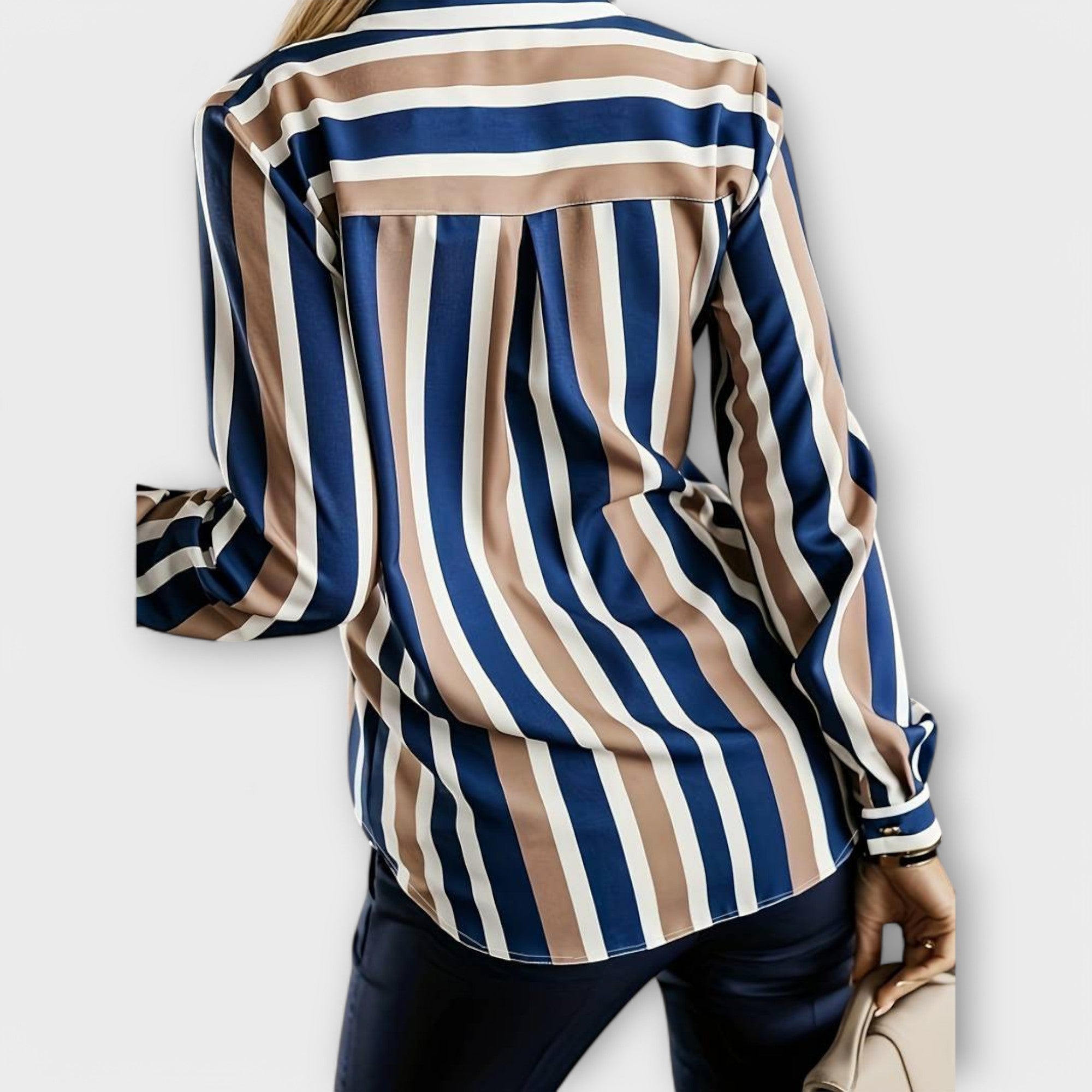Emilia | Elegante gestreifte Bluse für entspannte Momente