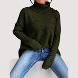 Laila | Eleganter Oversized-Polo-Pullover aus feinstem Cashmere