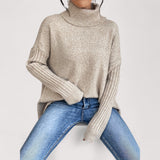 Laila | Eleganter Oversized-Polo-Pullover aus feinstem Cashmere