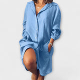 Aurélie | Elegante Leinenbluse für unvergessliche Alltagsmomente