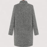 Daria | Elegante lange Wolljacke aus edelster Wolle