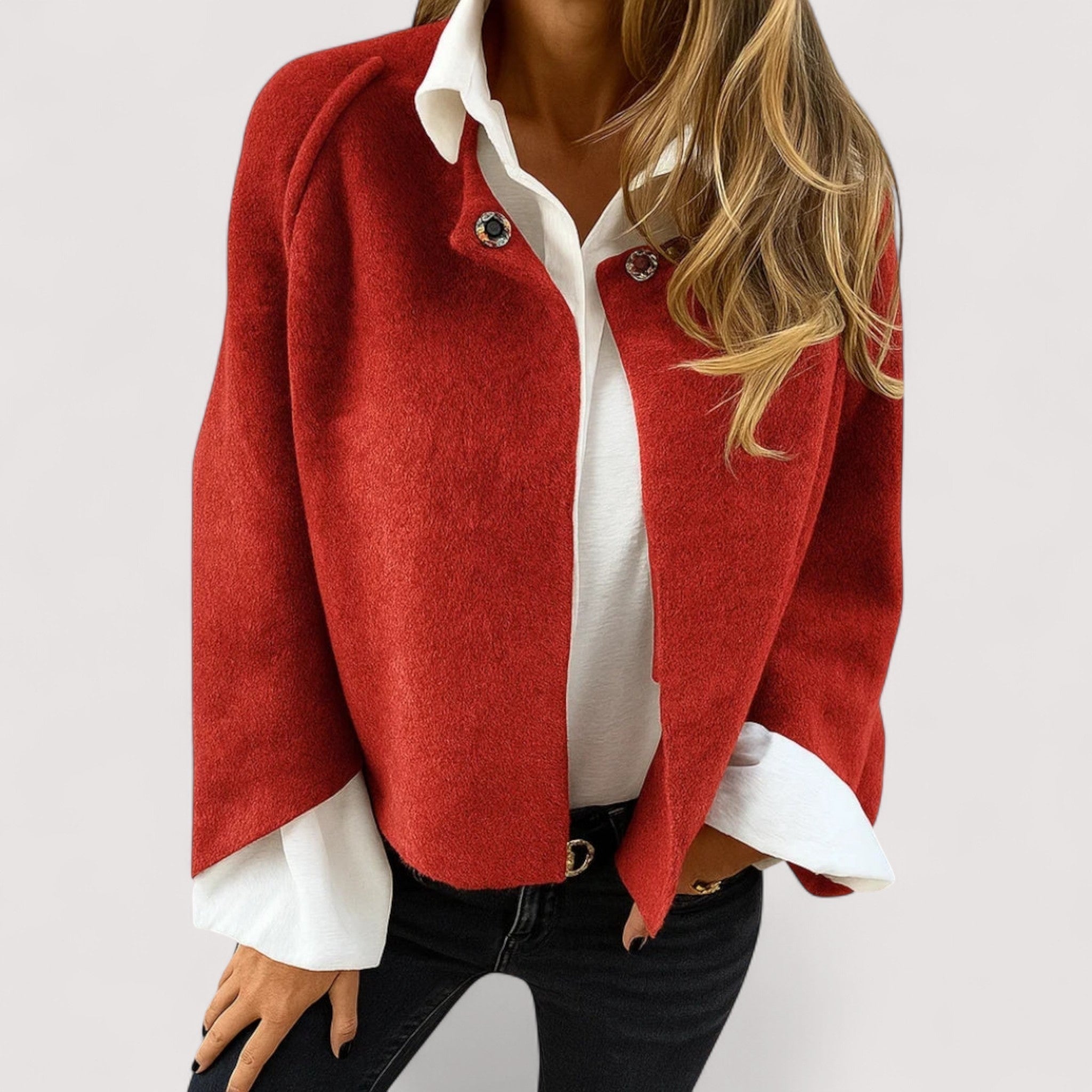Judith | Elegante und luxuriöse Kurzjacke aus feinstem Kaschmir