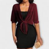 Olivia | Elegante Bluse mit verführerischer Offenvorderseite