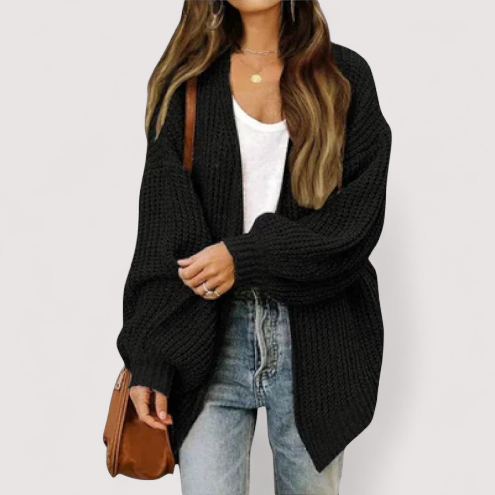 Iveta | Eleganter Strick-Cardigan für anspruchsvolle Stunden