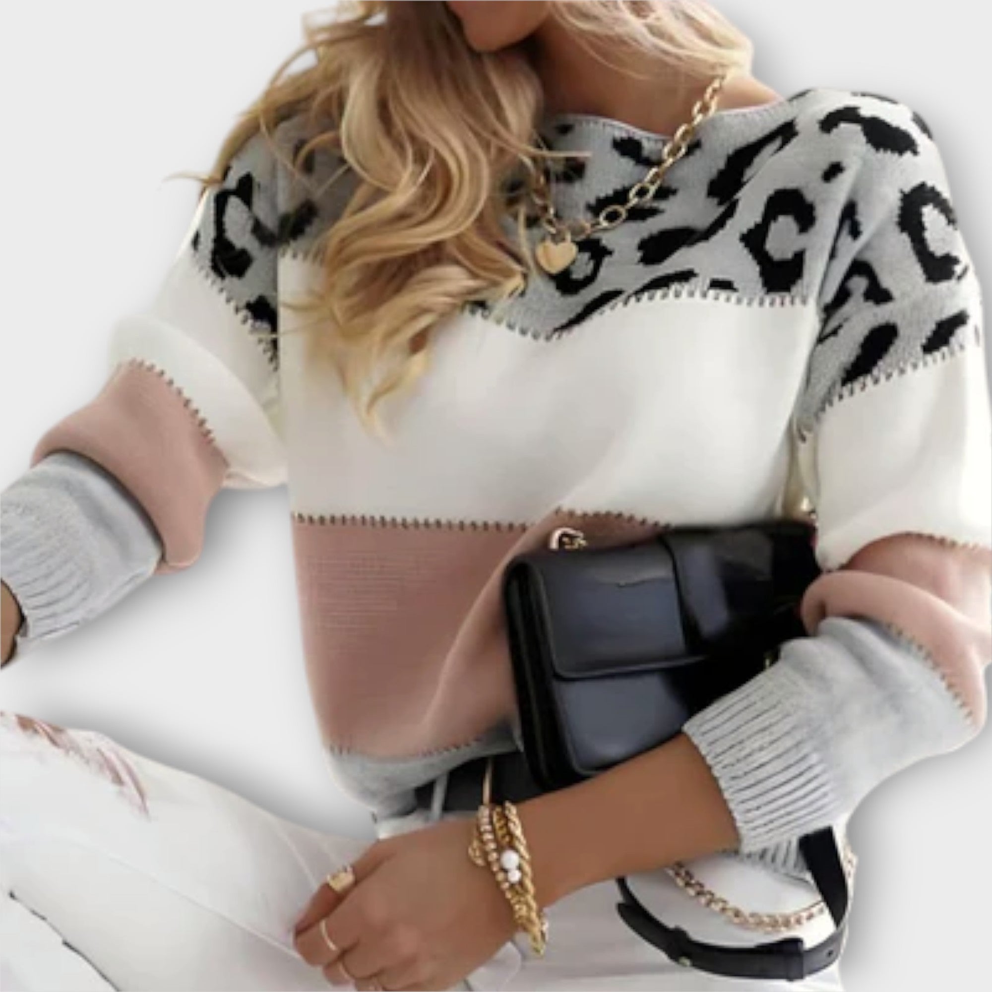 Aurora | Eleganter Pullover im edlen Leo-Design