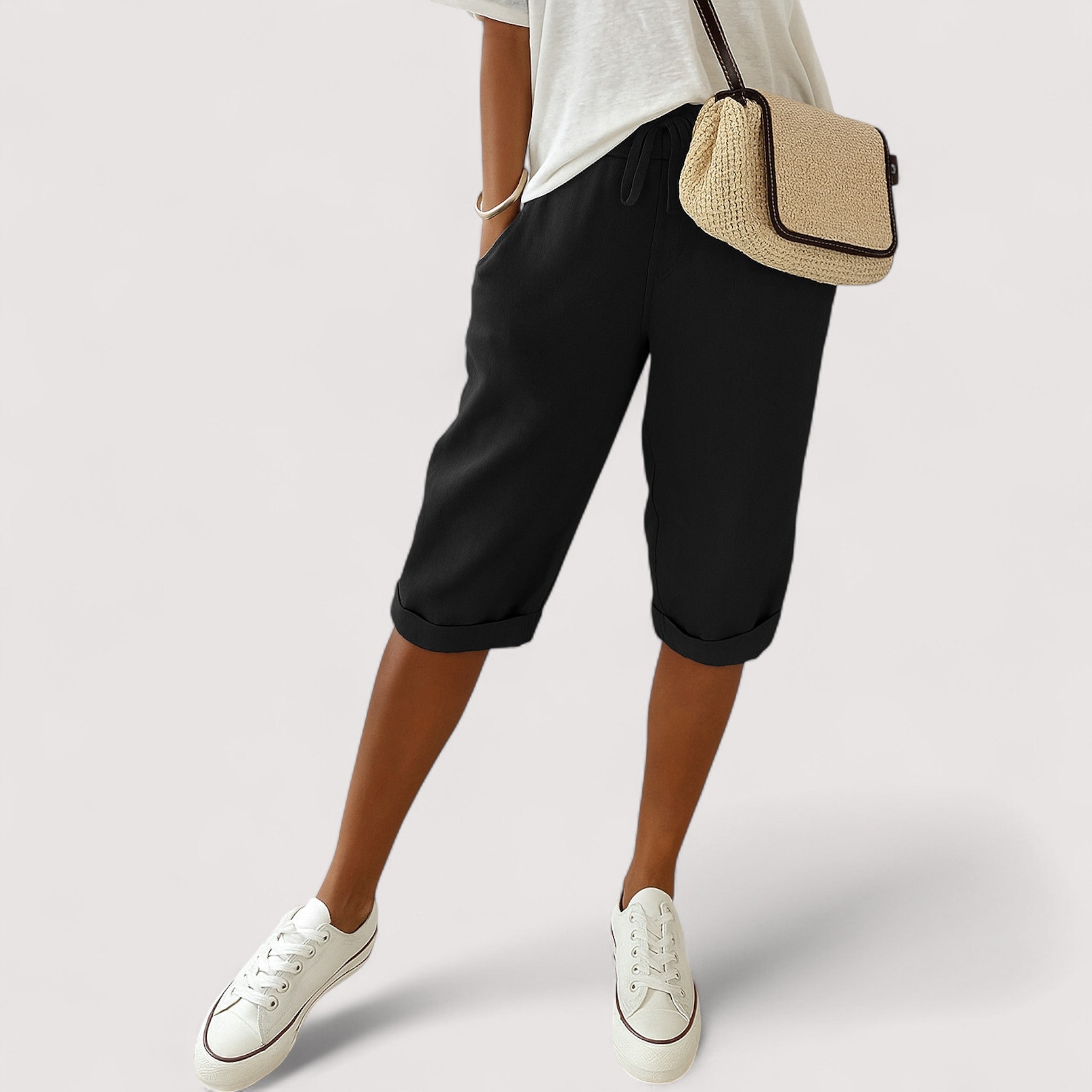 Astrid | Exquisite Baumwollshorts für zeitlose Eleganz