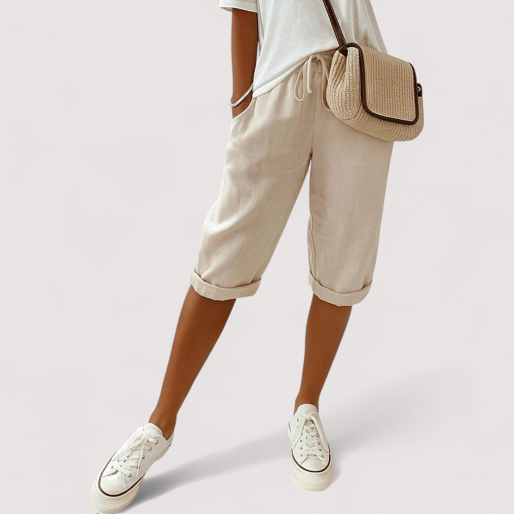 Astrid | Exquisite Baumwollshorts für zeitlose Eleganz