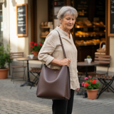 Laura | Exquisite Schultertasche aus feinstem Leder