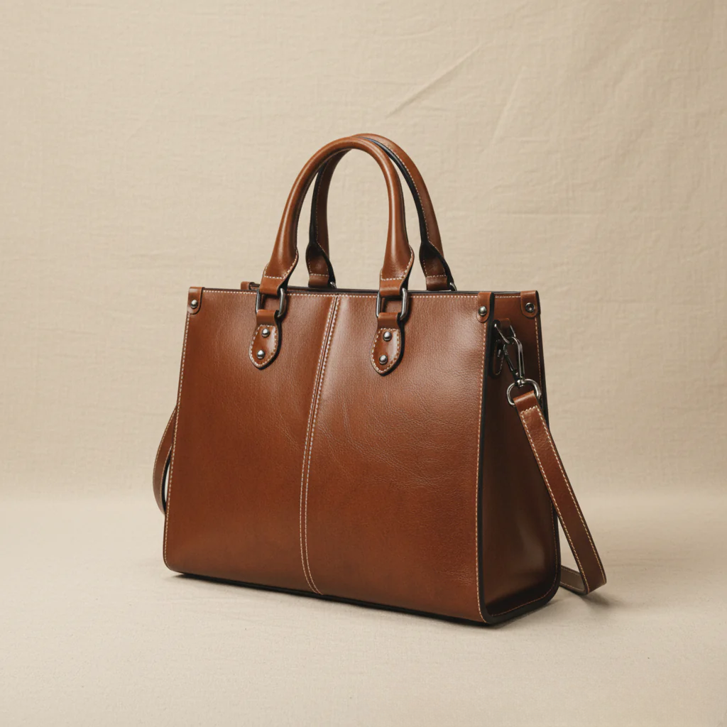Anna | Elegante Schultertasche aus feinstem Leder