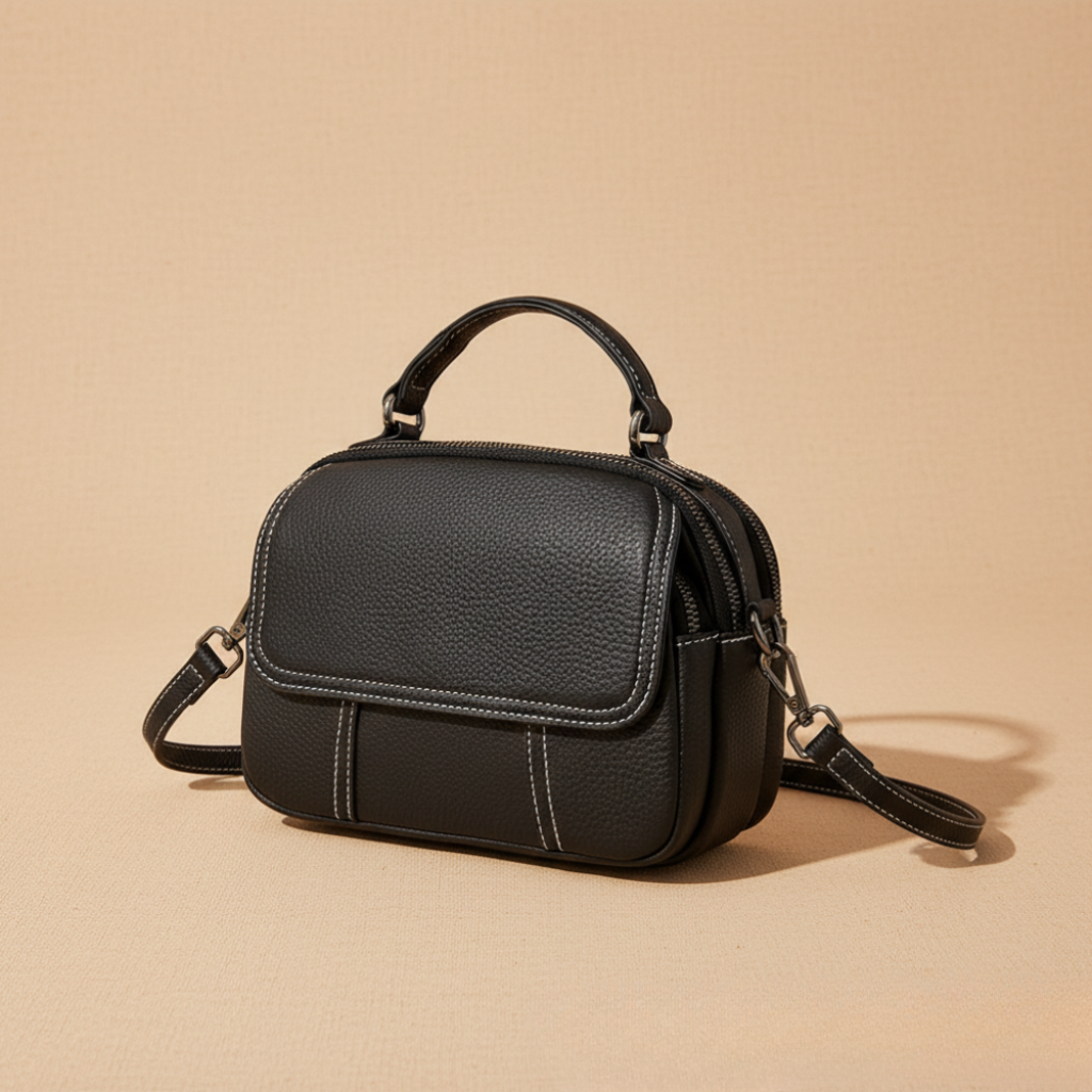 Maria | Elegante Umhängetasche aus edlem Leder
