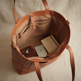 Laura | Elegante Tragetasche aus edlem Leder