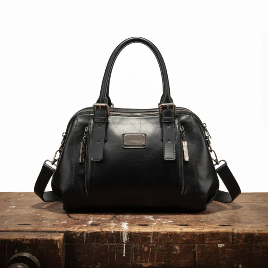 Candela | Elegante Tragetasche aus feinstem Leder