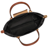 Charlotte | Elegante große Le Pliage Tote in tiefschwarz