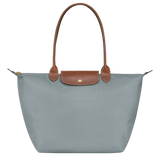 Beatrice | Großzügige Le Pliage-Tasche in edlem Stahl
