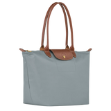 Beatrice | Großzügige Le Pliage-Tasche in edlem Stahl