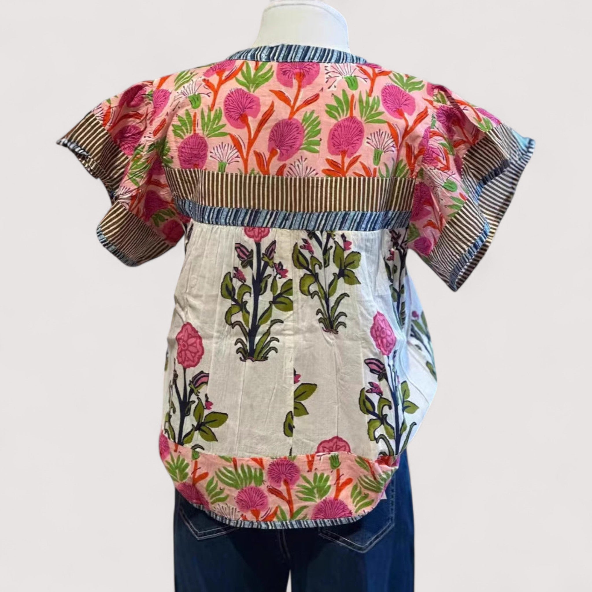 Odette | Elegante bestickte Boho-Bluse aus feinstem Stoff