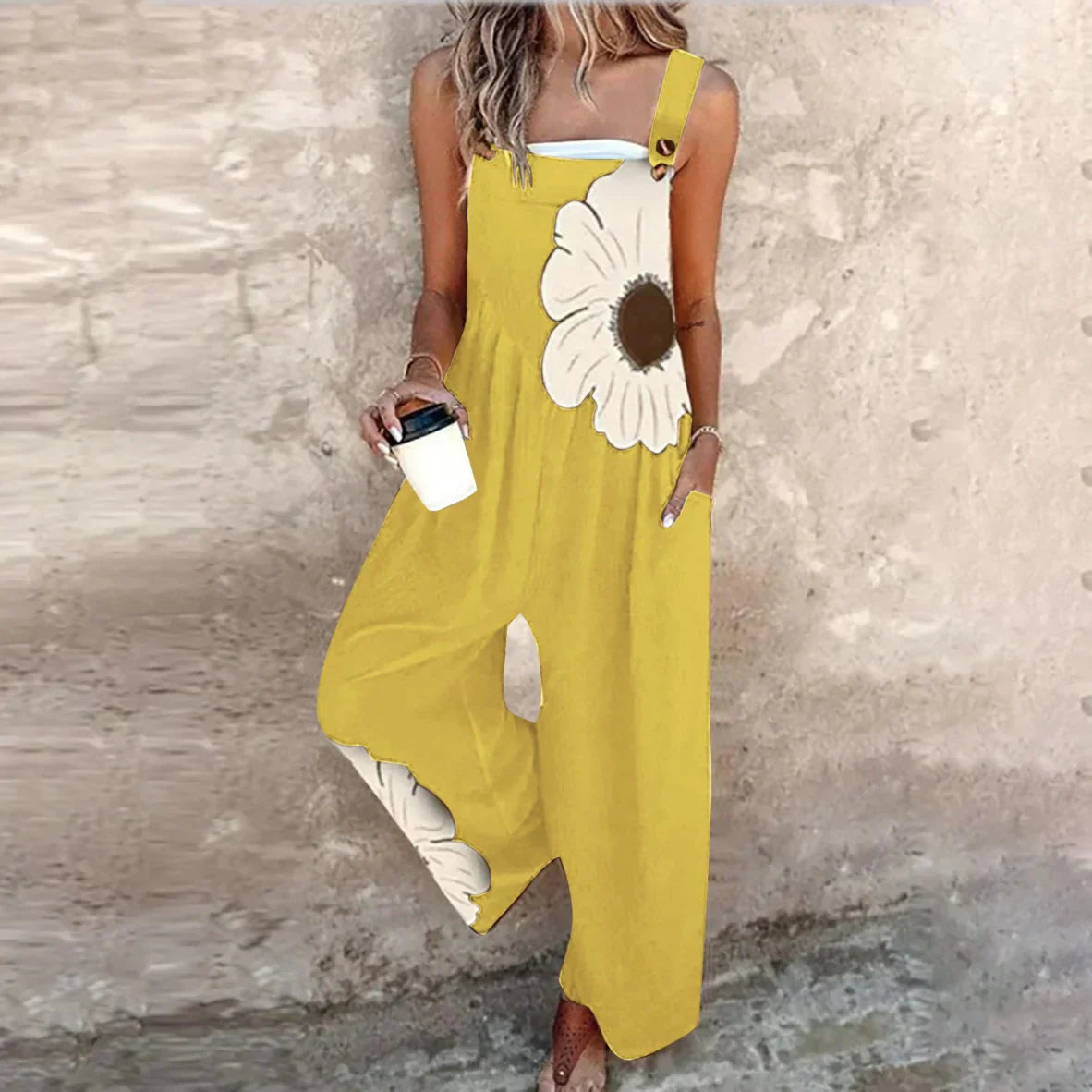 Isabelle | Exquisiter bedruckter Overall für mühelose Eleganz