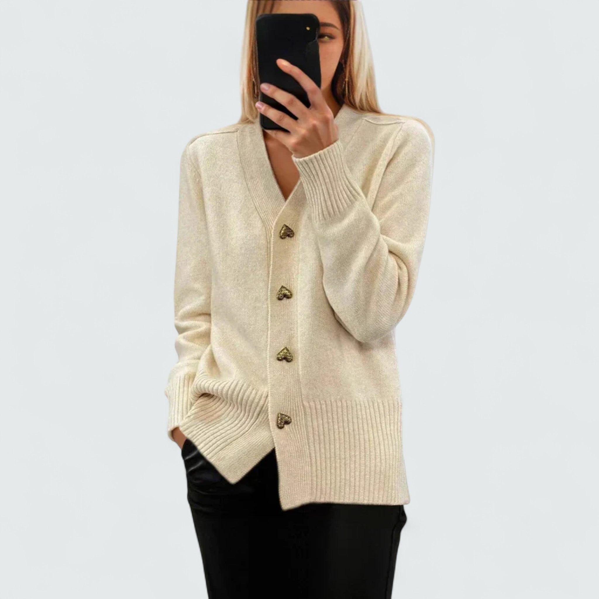 Susanna | Luxuriöser Cashmere-Cardigan für zeitlose Eleganz