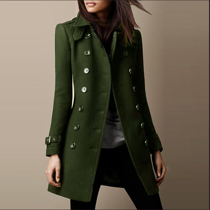 Nadia | Zeitloser Trenchcoat aus edelster Baumwolle