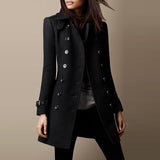 Nadia | Zeitloser Trenchcoat aus edelster Baumwolle