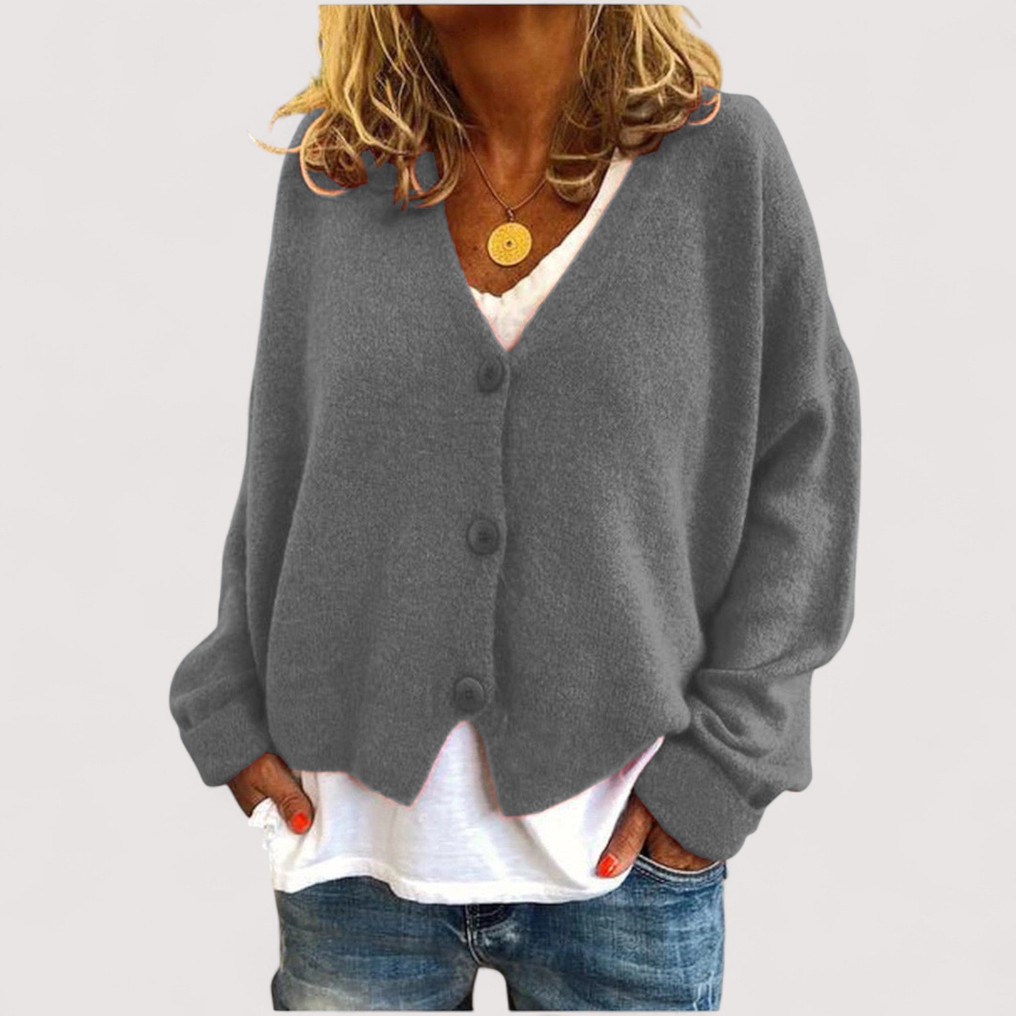 Tania | Eleganter Strickcardigan aus feinstem Cashmere