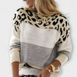 Aurora | Eleganter Pullover im edlen Leo-Design