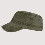 Matteo | Robuste Military Cap im Vintage-Stil