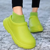Tiphaine | Clog mit Strickbündchen