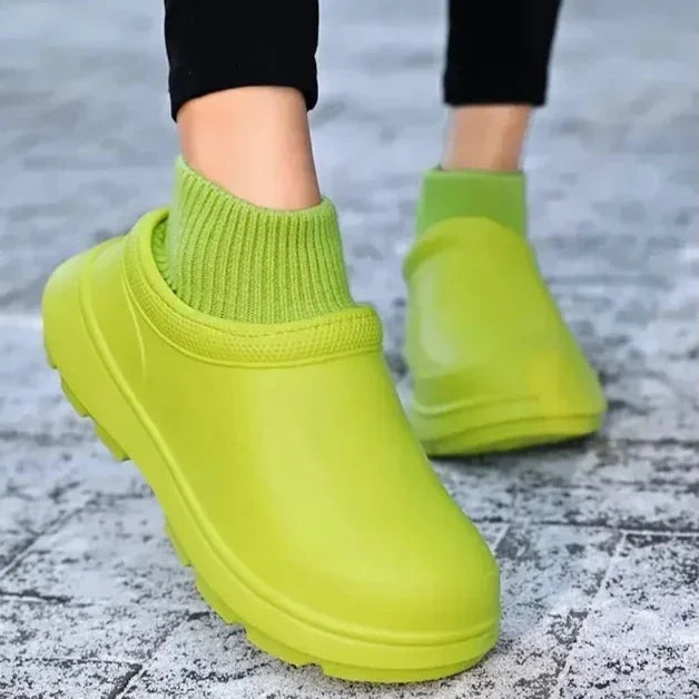 Tiphaine | Clog mit Strickbündchen