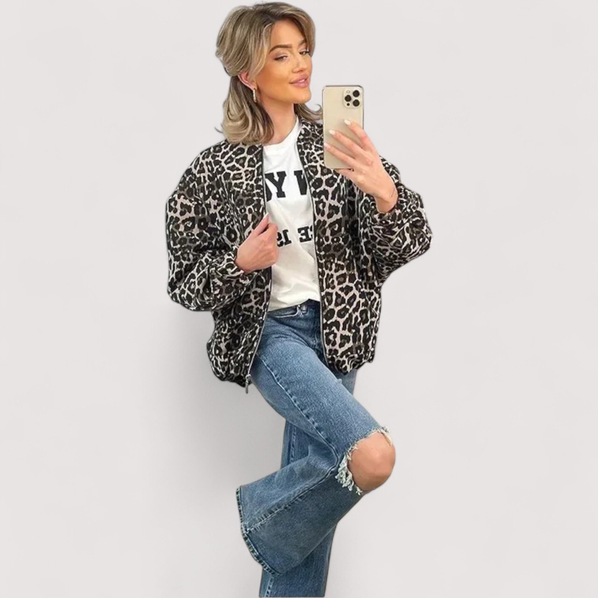 Manda | Elegante Wildnis Bomberjacke