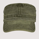 Matteo | Robuste Military Cap im Vintage-Stil