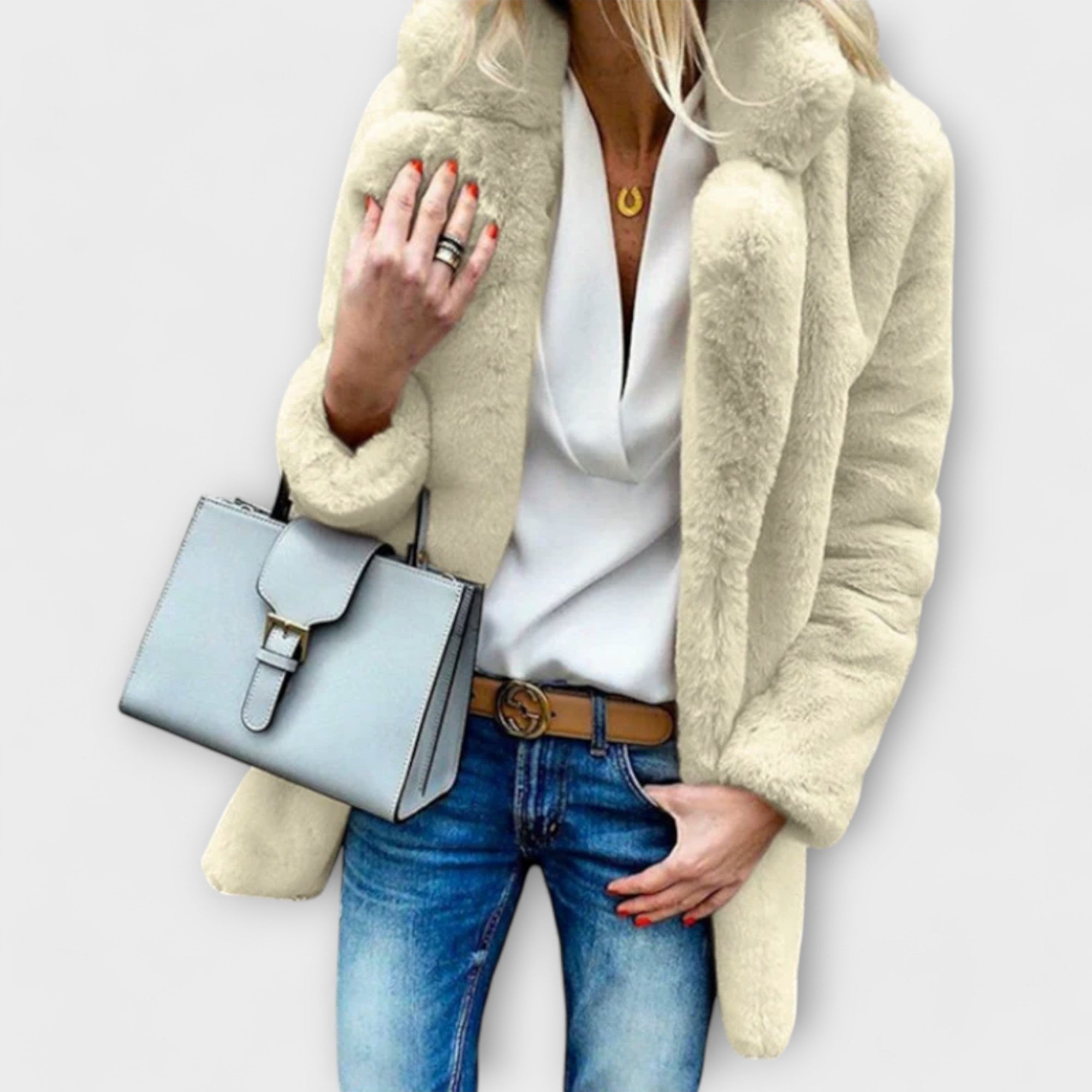 Aurora | Opulente Winterjacke aus luxuriösem, sanftem Material