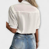 Élise | Mila Bluse mit erlesener Stickkunst